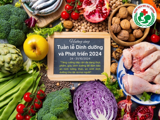 Hưởng ứng Tuần lễ “Dinh dưỡng và Phát triển” năm 2024